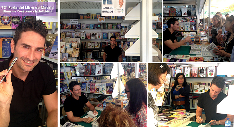 carlos burgos en la 73ª feria del libro de madrid