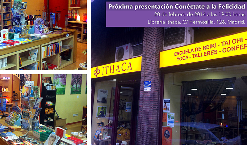 presentación de conéctate a la felicidad en ithaca