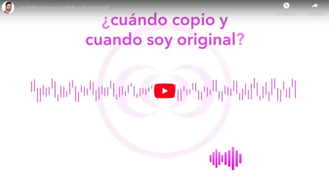 ¿cuándo copio y cuándo soy original?