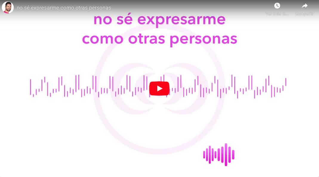 no sé expresarme como otras personas