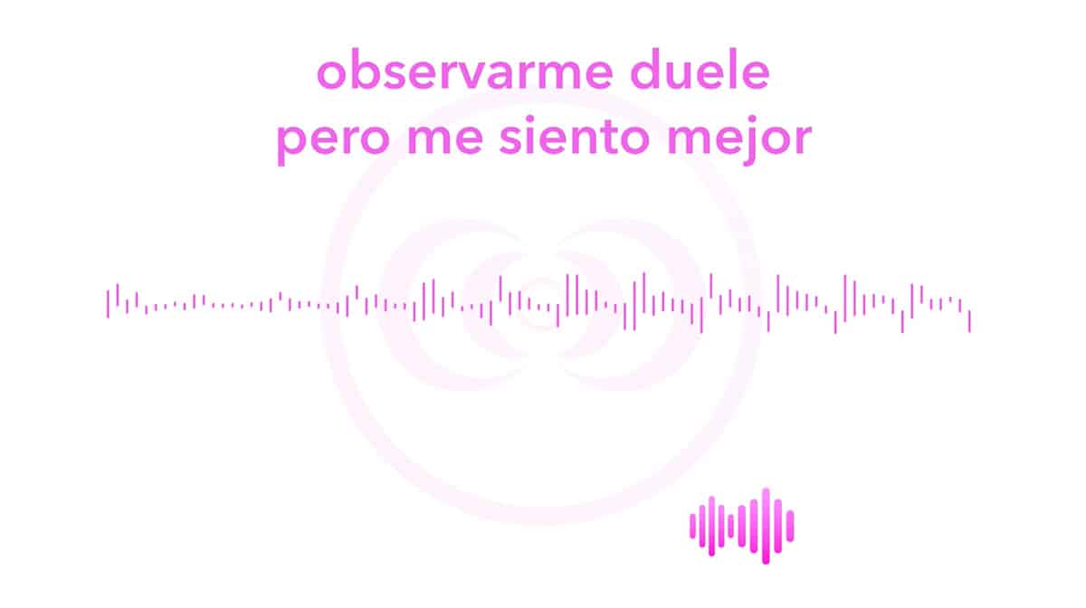 observarme duele pero me siento mejor