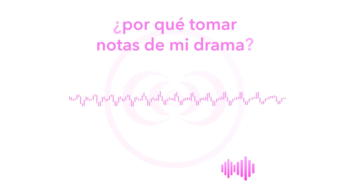 ¿por qué tomar notas de mi drama?