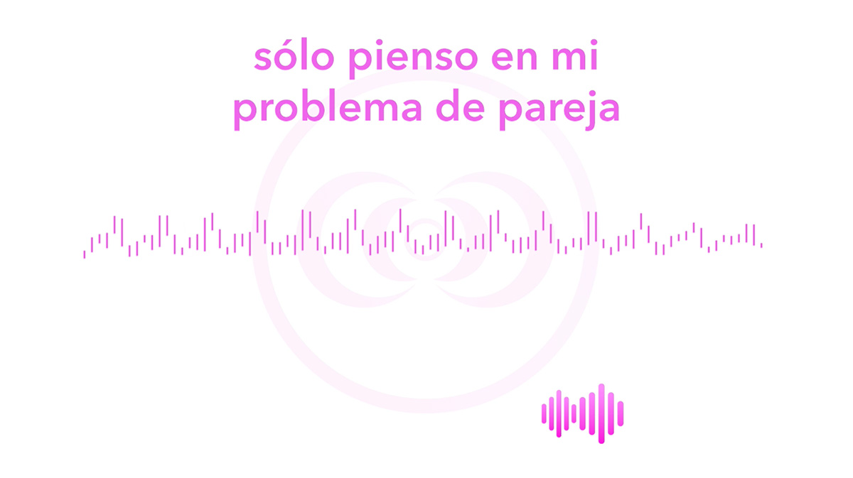 sólo pienso en mi problema de pareja