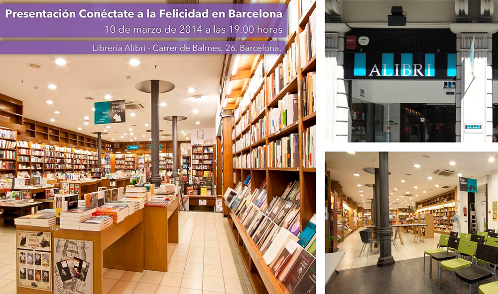 presentación de conéctate a la felicidad en barcelona