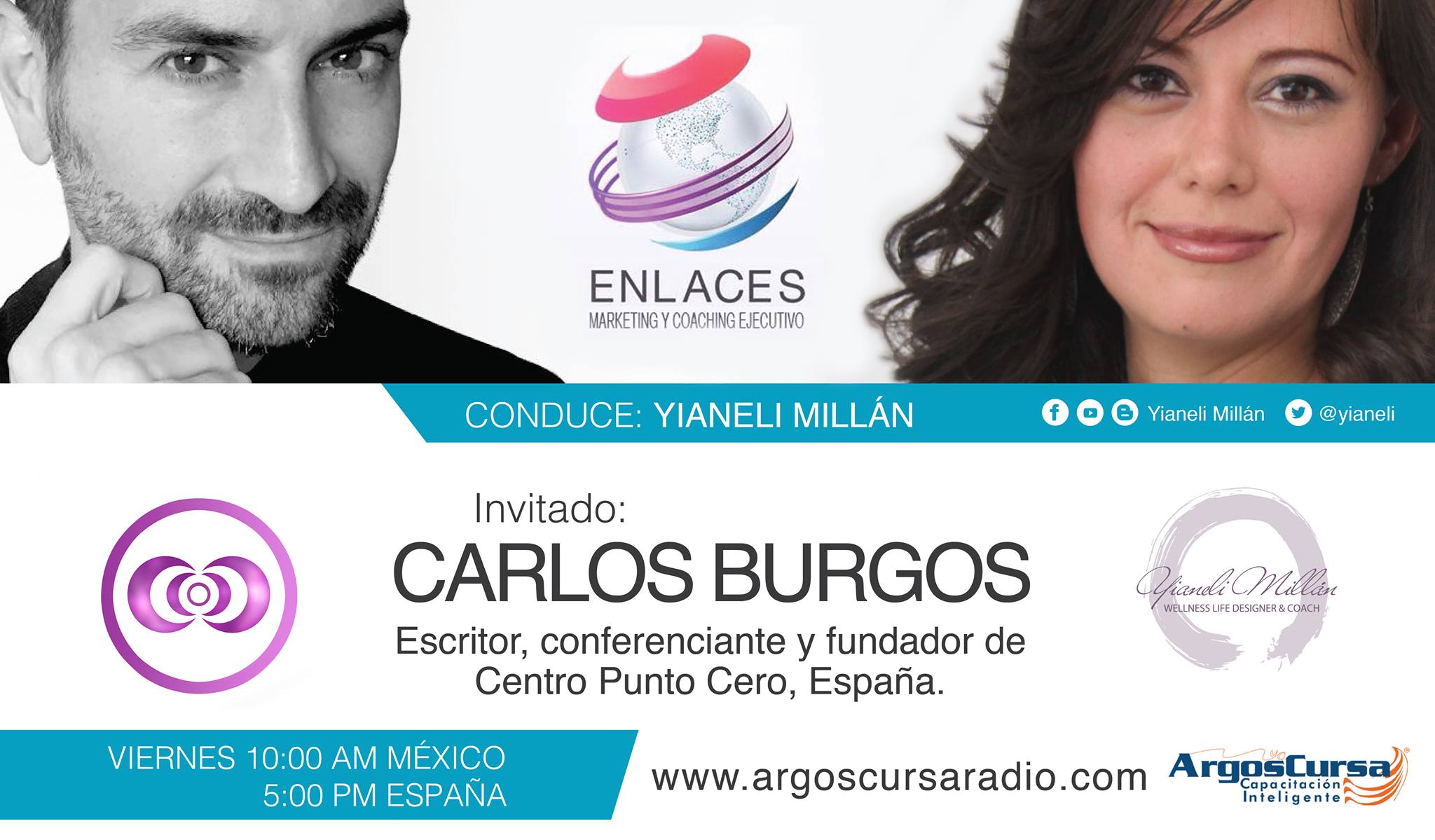 el programa enlaces entrevista a carlos burgos